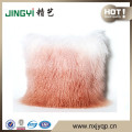 Wholesale Fancy Tibet Mongolian Lamb Fur Throw Pillow